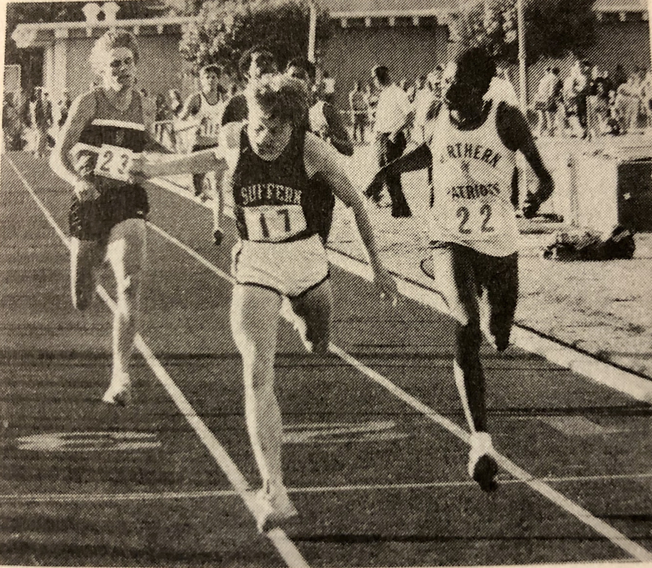 Jeff Van Wie breaking New York State high school 800 meter record